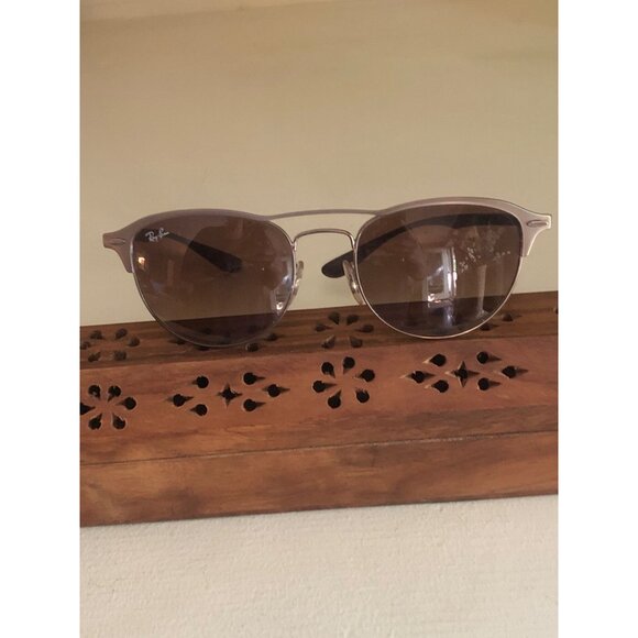 RAY BAN Light Brown Unisex Sunglasses RB3596 with Protective Case - Picture 4 of 13